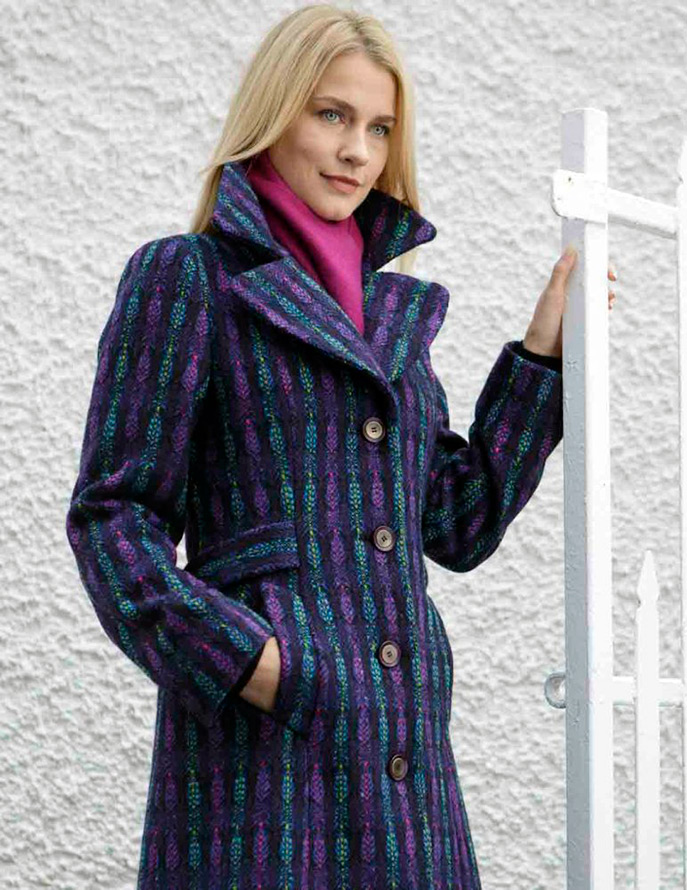 Women's tweed coat