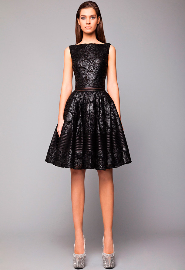 Luxurious dark dress