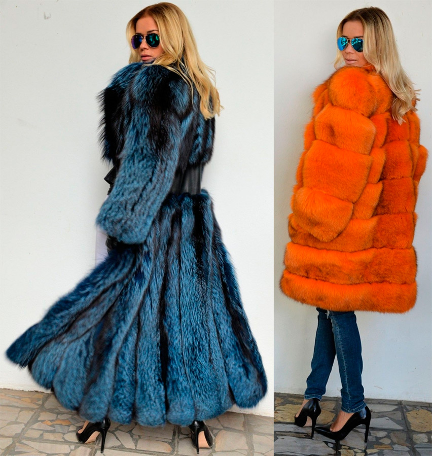 Beautiful fur coats