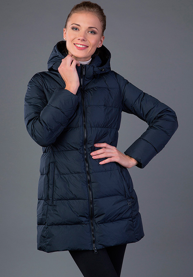 Black down jacket for girls