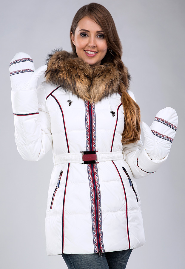 Light women's down jacket