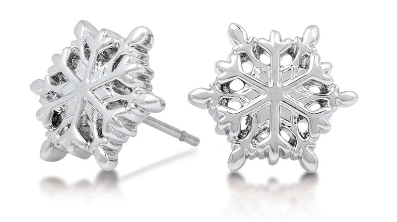 Snowflake earrings