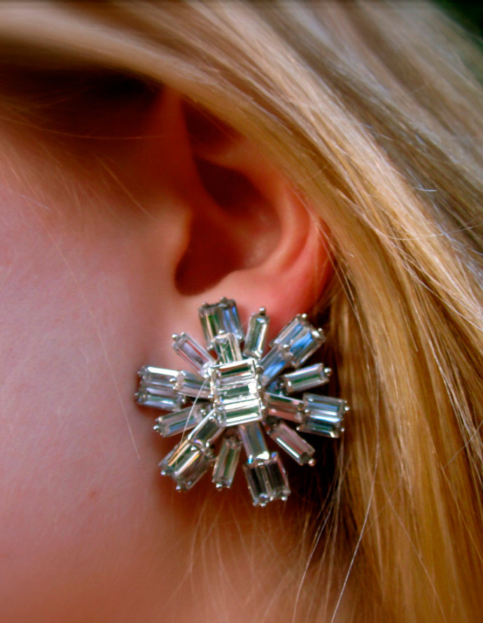 Snowflake earrings