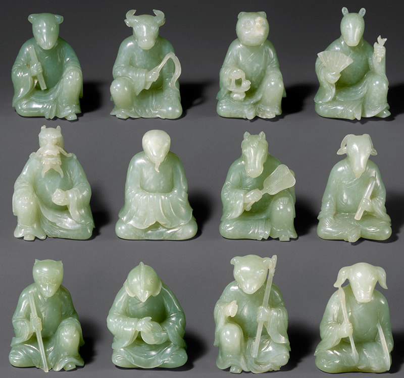 figurines de jade