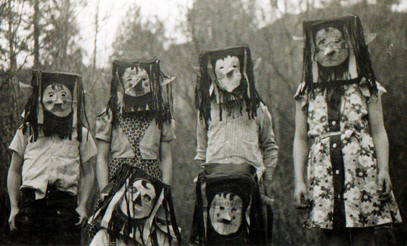 Vintage photos from Halloween