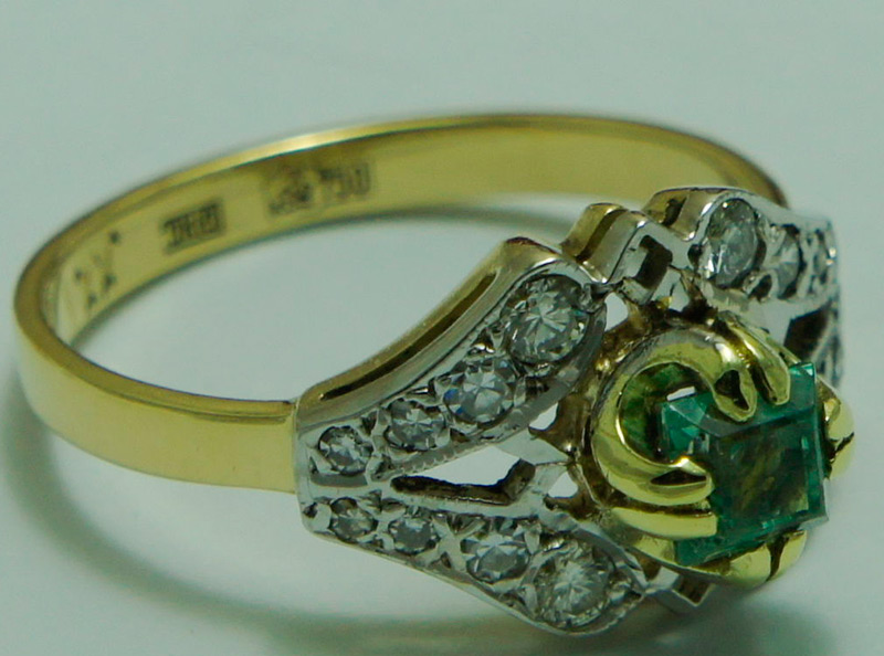 Soviet jewelry ring