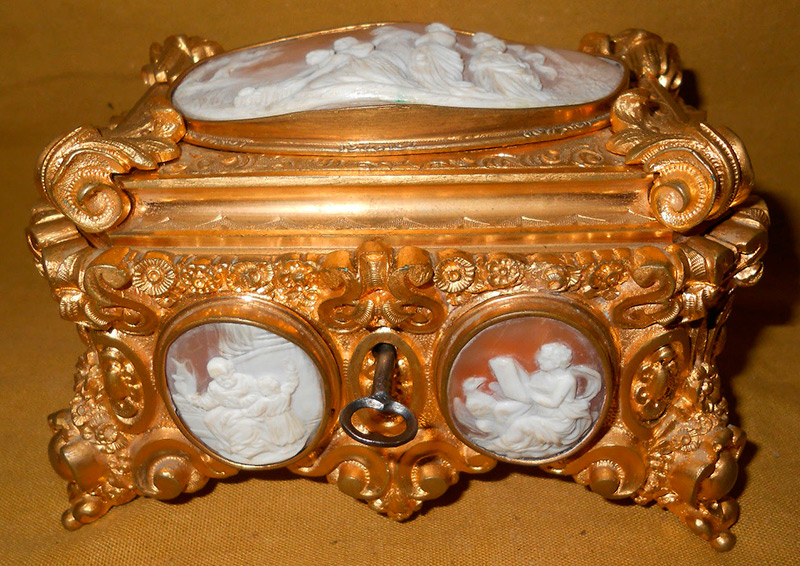 Antique jewelry box