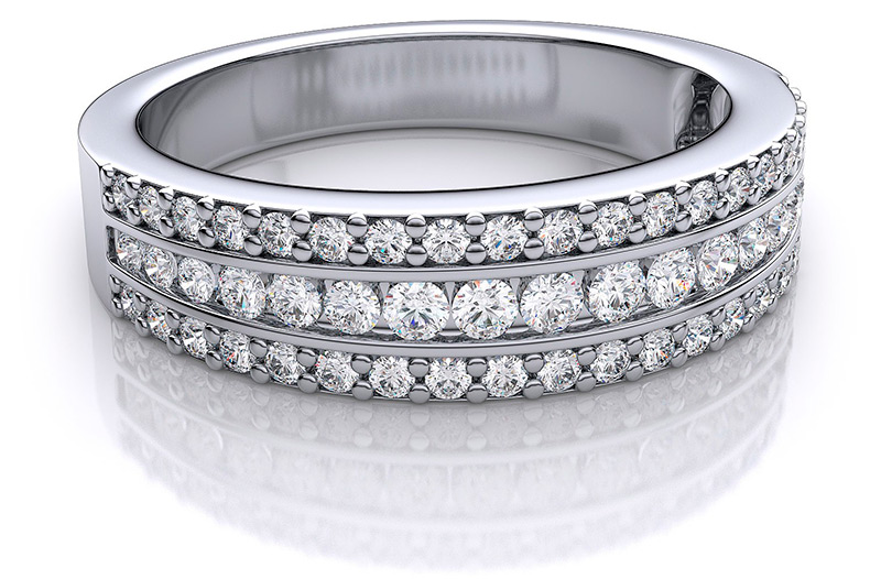 Luxury diamond pavé jewelry