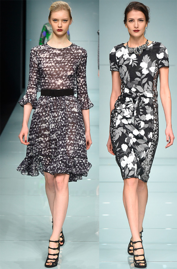 Black and white dresses fall-winter 2024-2025