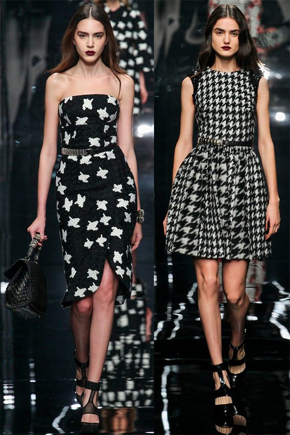 Black and white dresses fall-winter 2024-2025