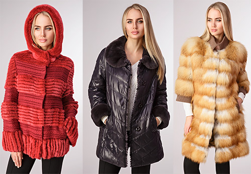 Fashionable fur coats 2024