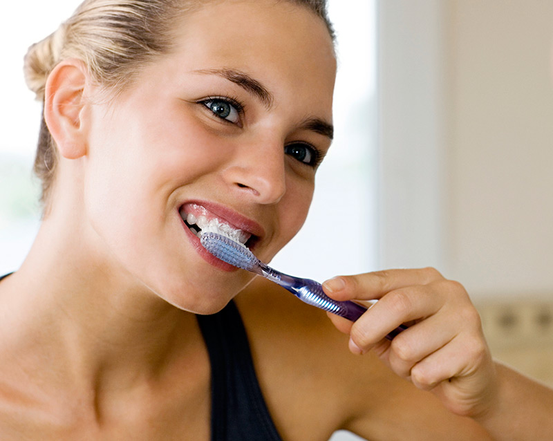 Beautiful smile and proper teeth cleaning