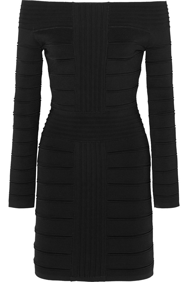 Balmain Black Bandage Dress