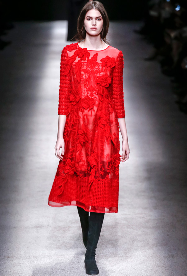 Alberta Ferretti Red Dress