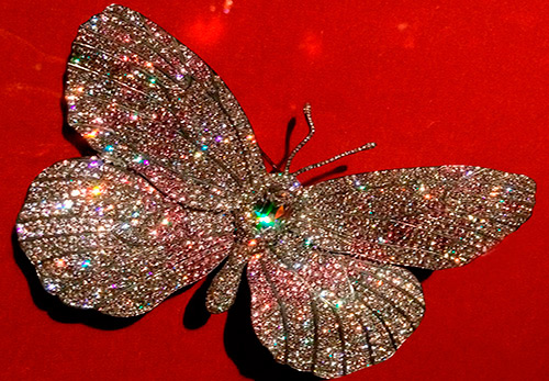 Fashionable jewelry and accessories in the form of butterflies