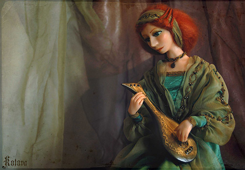 Author's dolls and toys from Olga Kotova