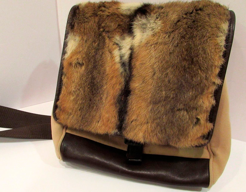 bag with fur