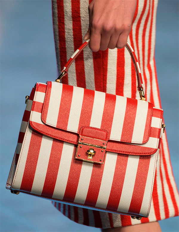 Striped bag