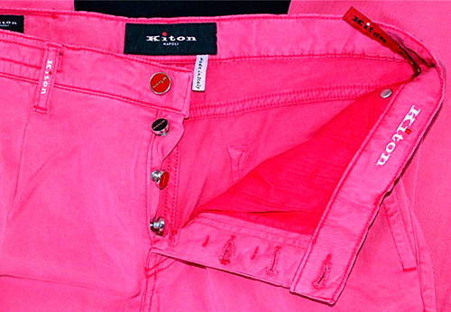 Pink, purple and lilac jeans for men