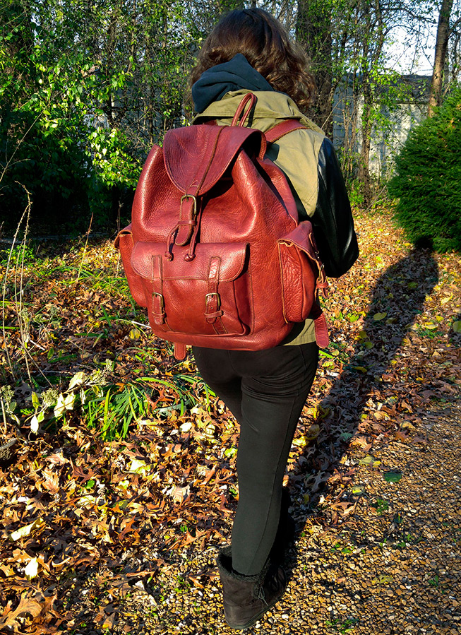 Weekend Leather Backpack