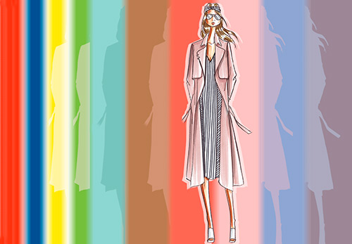 Color palette of fashion collections 2024