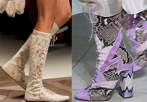 Fashionable women's boots from the 2024 collections