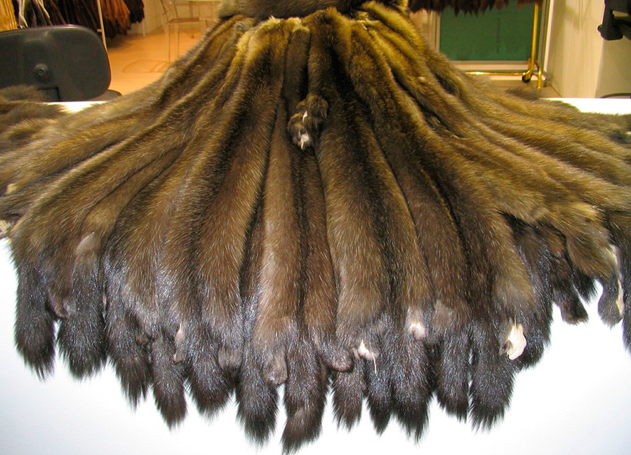 Sable skins