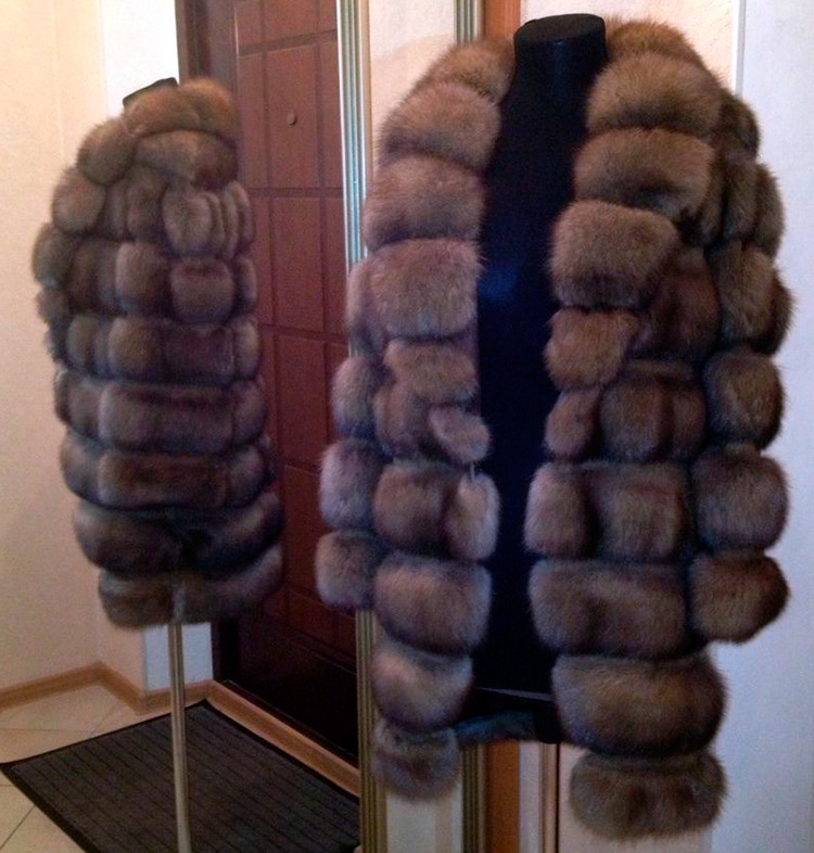 Sable fur coat