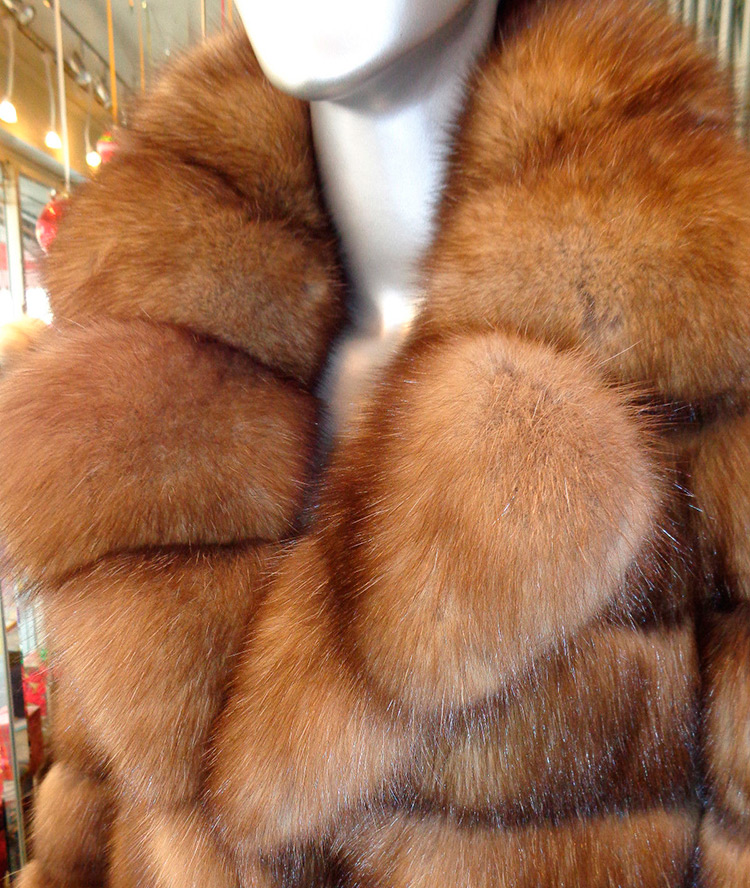 Sable fur coat