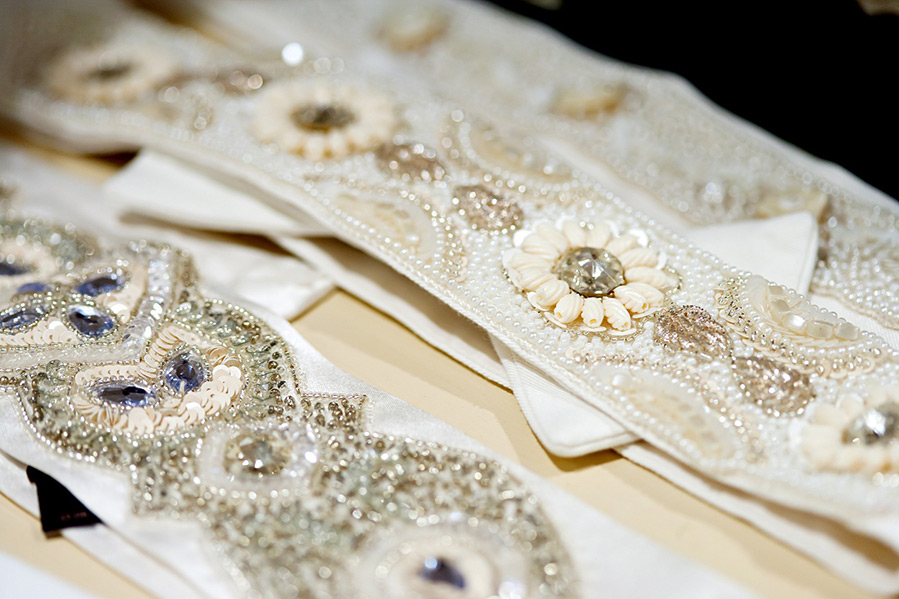 Beautiful belt for a wedding dress