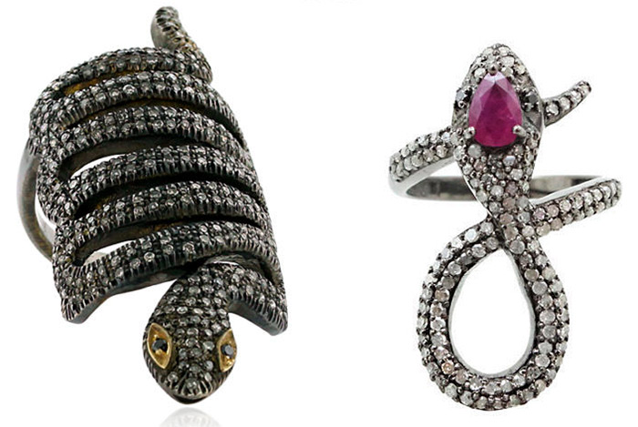 snake rings