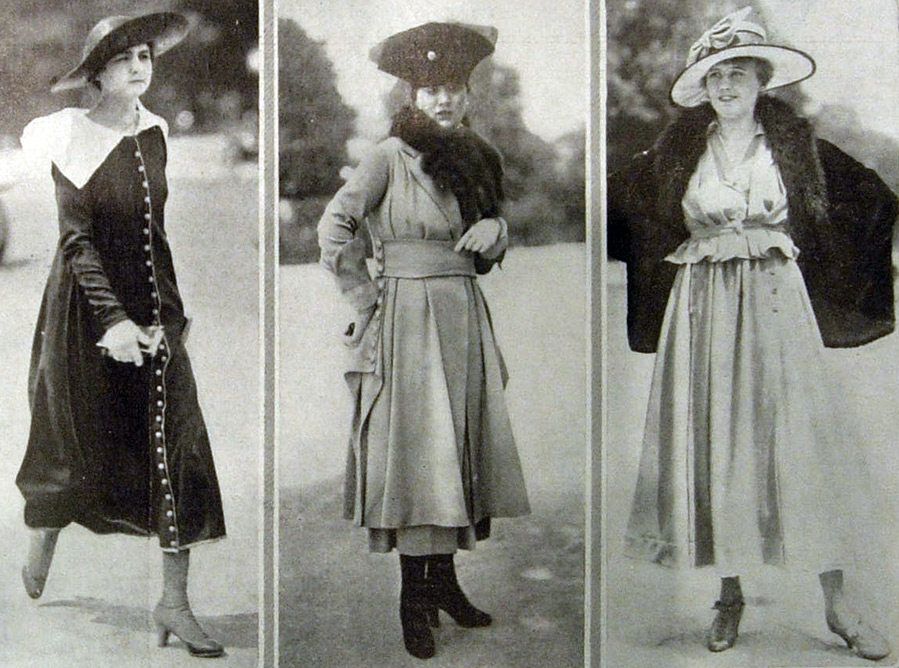 World War I fashion and style 1914 - 1918