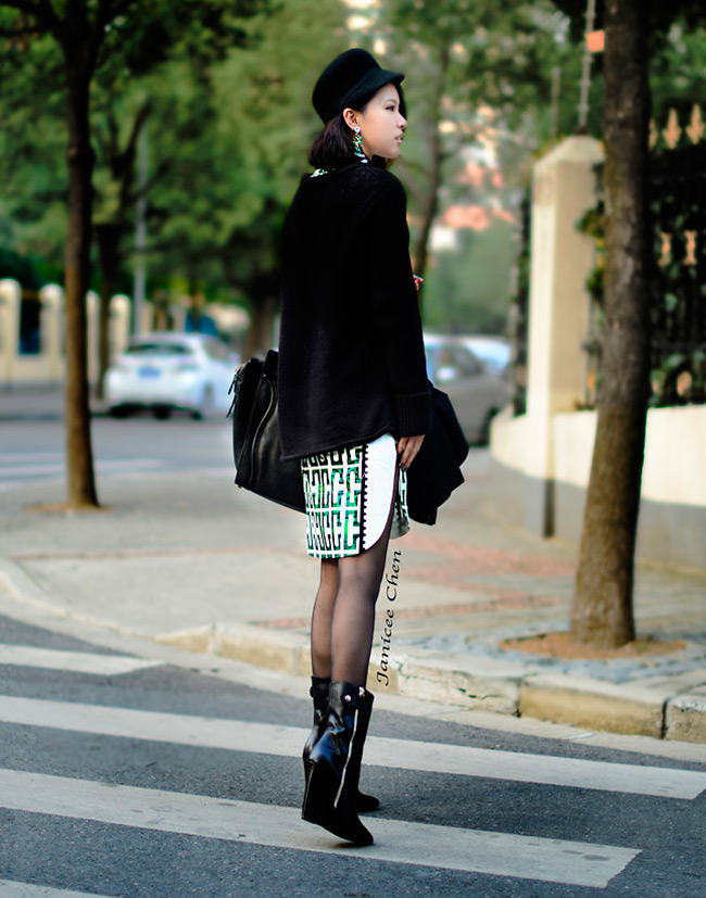 Beautiful and stylish Chinese woman