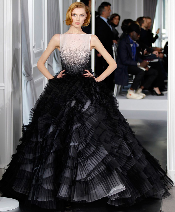 A new take on a black wedding dress