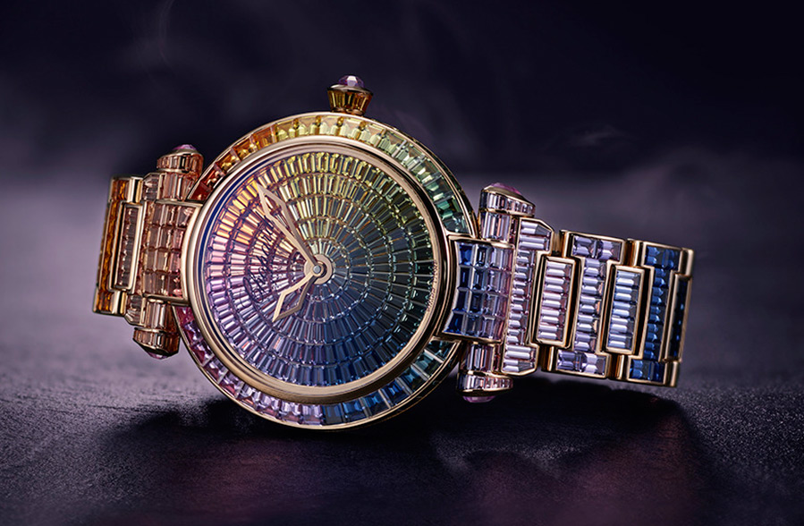 Chopard Imperiale Montre de luxe arc-en-ciel