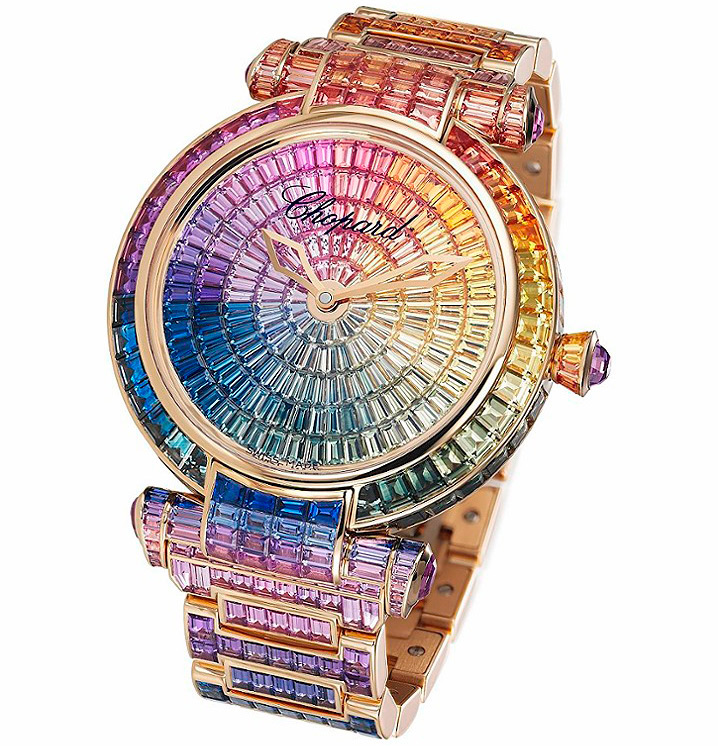 Chopard Imperiale Montre de luxe arc-en-ciel