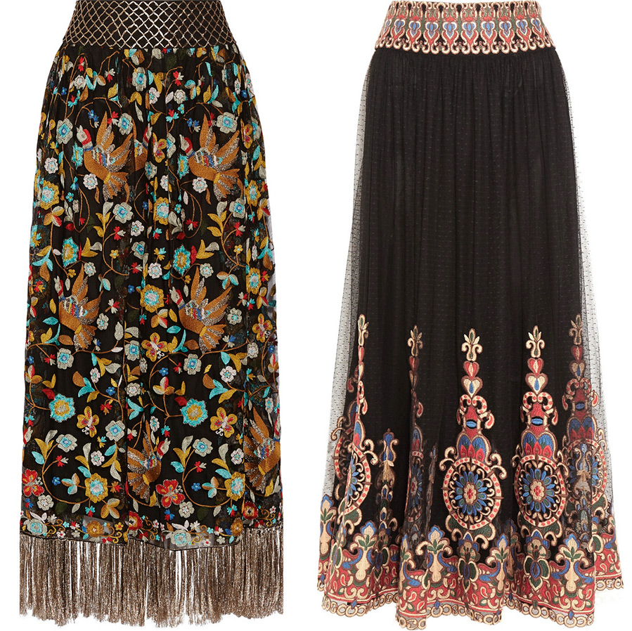 Fashionable long skirts 2024