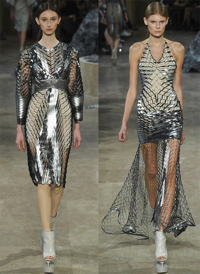 Iris van Herpen Robes Brillantes