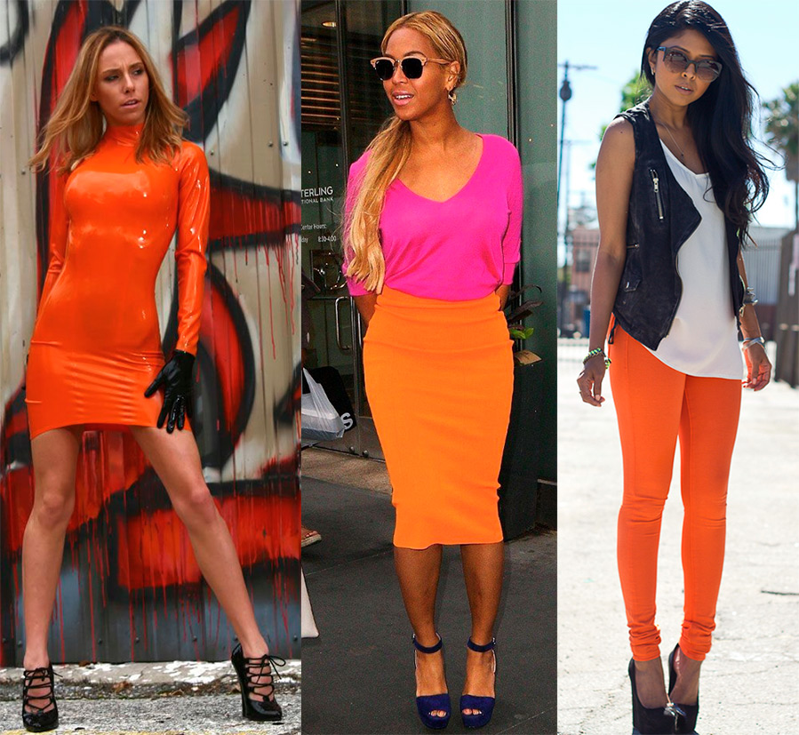 Bright and warming orange clothes