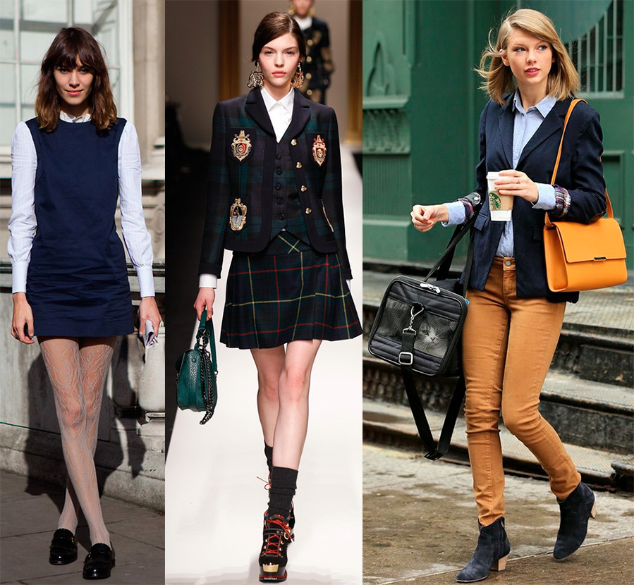 Preppy style in clothes