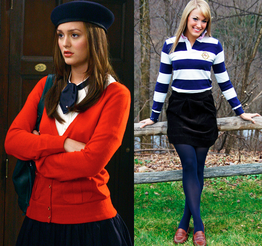 Preppy style in clothes