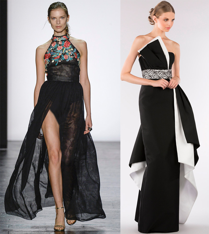 Long evening dresses