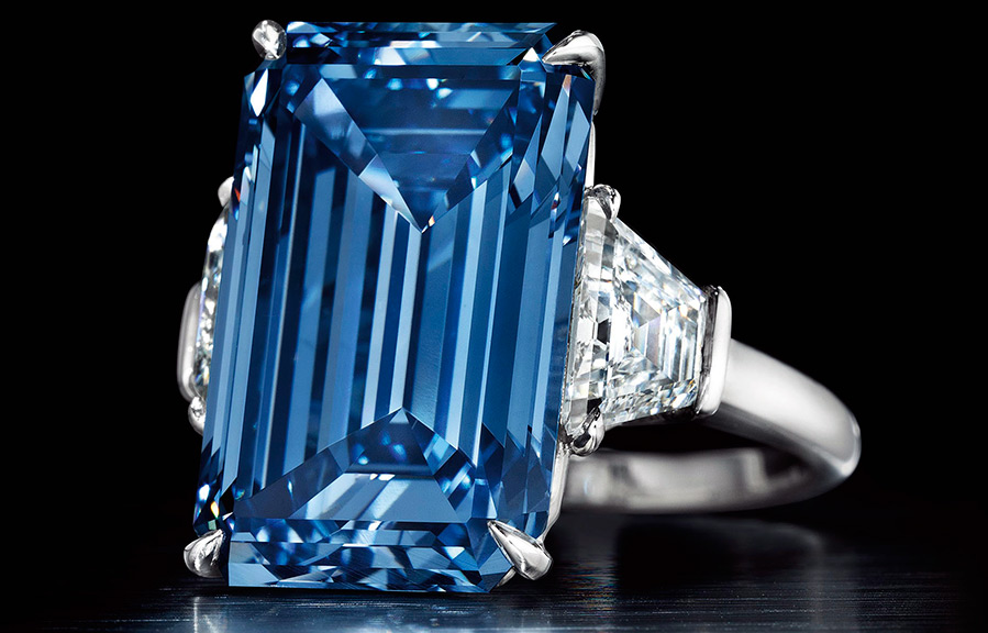 The most expensive blue diamond