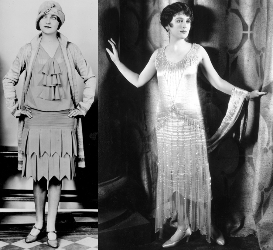 1920s fashion silhouettes