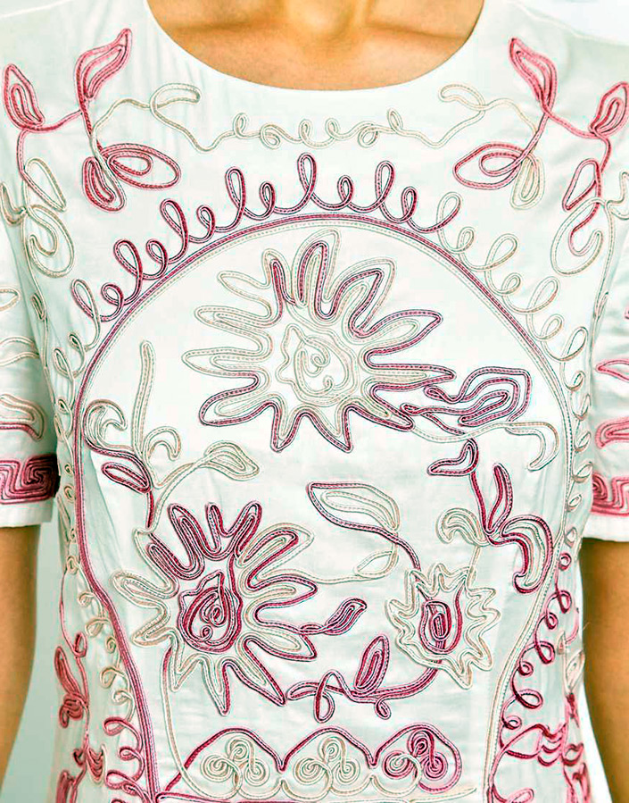 Embroidered dress