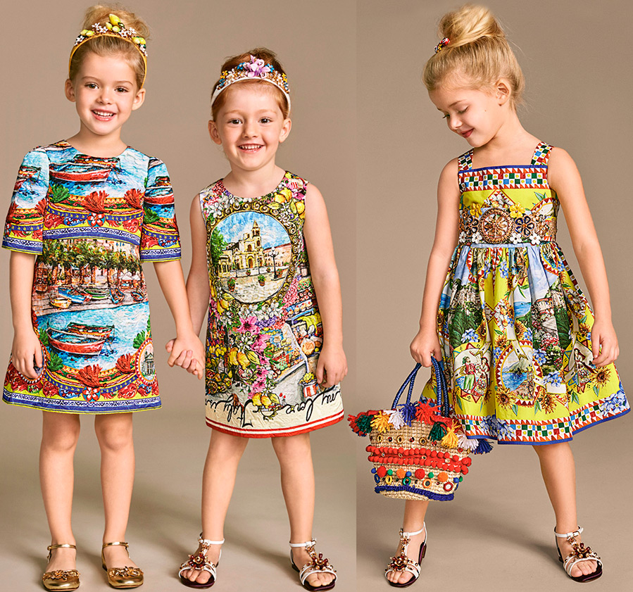 Children's summer dresses Dolce & Gabbana