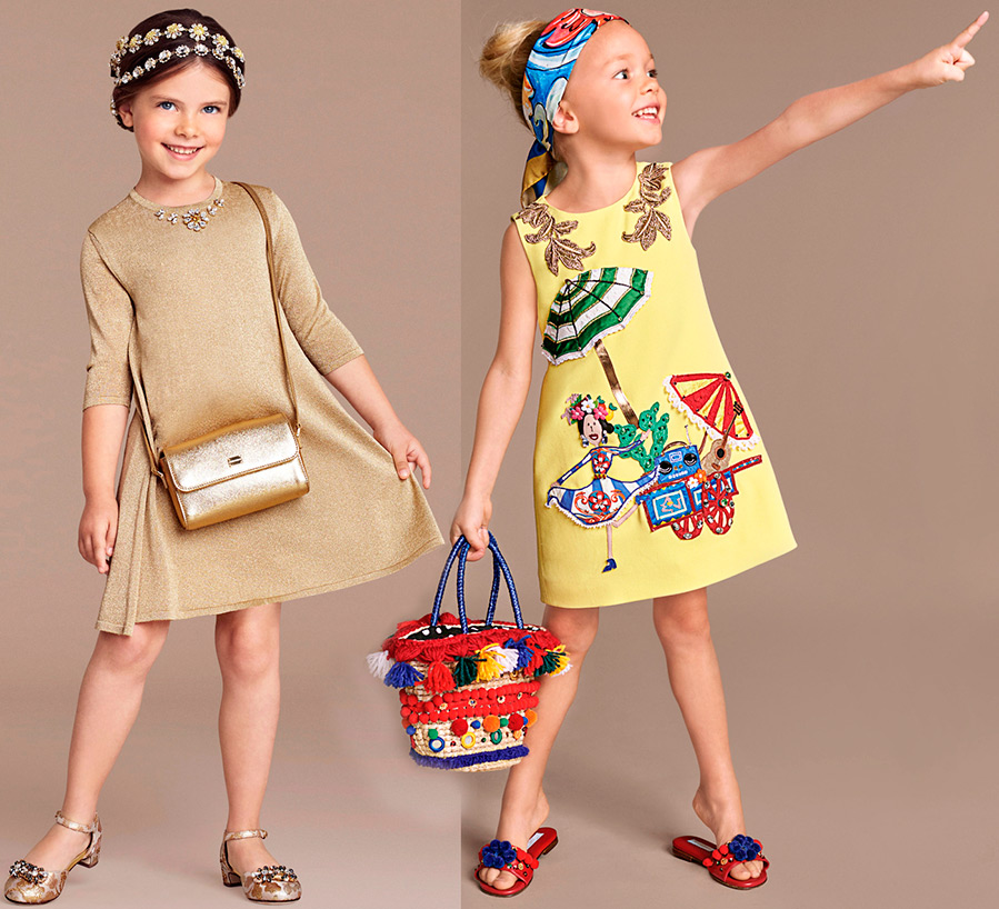 Children's summer dresses Dolce & Gabbana