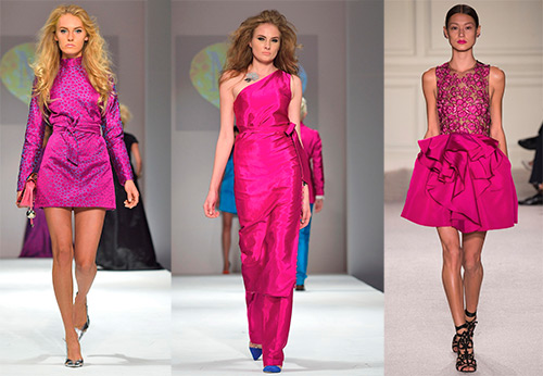 How to choose and what to wear with a fuchsia dress