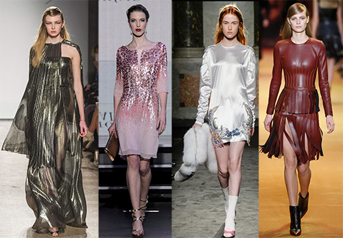 Shiny dresses fall-winter 2024-2025