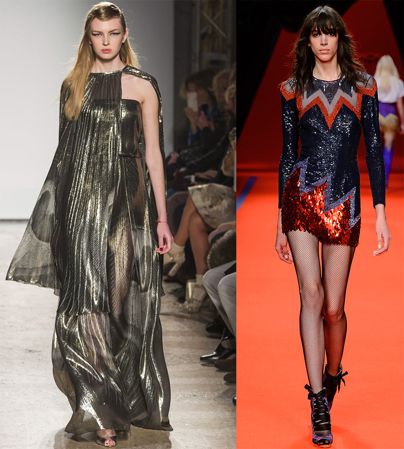 Shiny dresses fall-winter 2024-2025